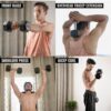 Zoyis 5KG Rubber-Coated Dumbbells