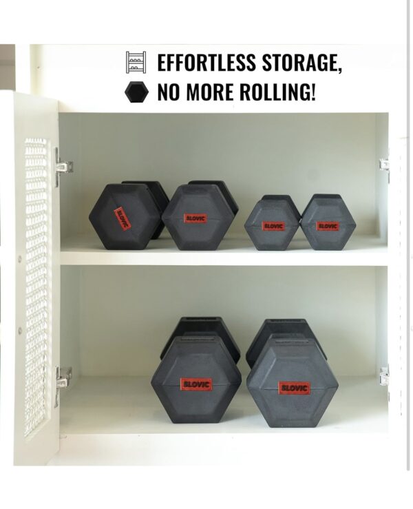 Zoyis 5KG Rubber-Coated Dumbbells