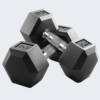 Zoyis 10KG Rubber-Coated Dumbbells