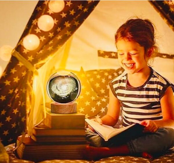 3D laser Crystal Ball LED Lamp
