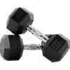 Zoyis 7.5KG Rubber-Coated Dumbbells
