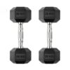 Zoyis 20KG Rubber-Coated Dumbbells