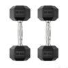Zoyis 30KG Rubber-Coated Dumbbells