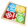 Zoyis Wooden Folding Ludo Set 4 Players