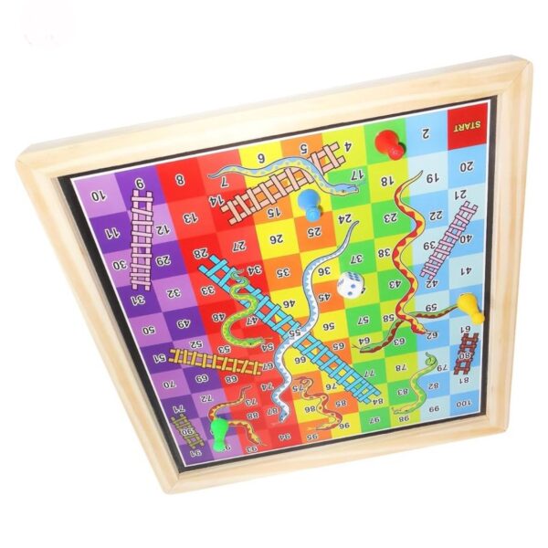 Zoyis Wooden Folding Ludo Set 4 Players