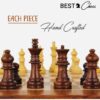 Zoyis Wooden Folding Chess Set 2 Players