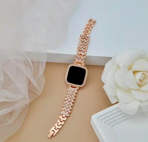 Zoyis Gold Diamond Digital Watch for Girls