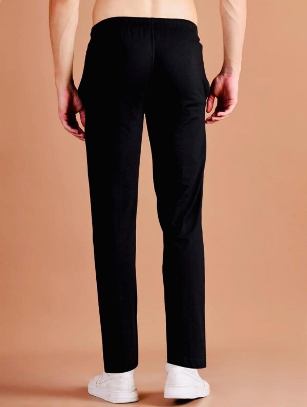 Zoyis black gym lower for men size- 42