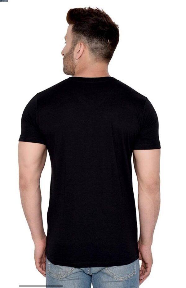Zoyis Black half-sleeve t-shirt for gym Size - XL