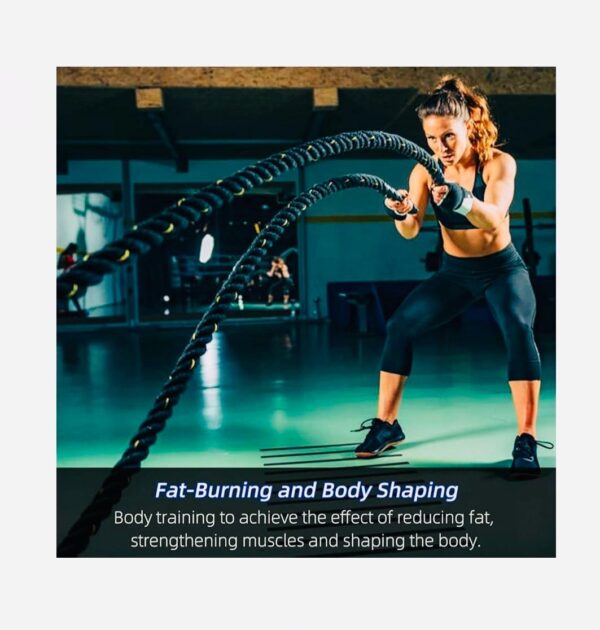 Zoyis workout battle rope for core strength